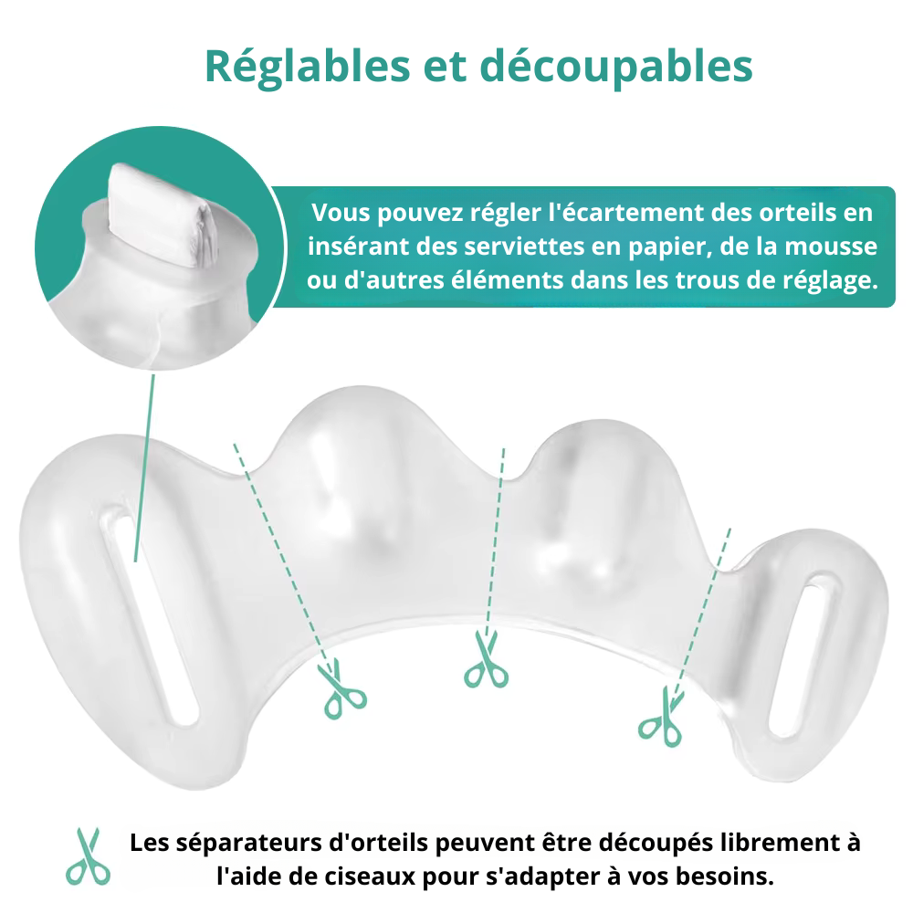 Orteils Spacer™ – Soulagez et réalignez vos pieds en 5 minutes par jour